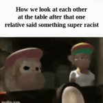 Dk funny ha ha meme | How we look at each other at the table after that one relative said something super racist | image tagged in gifs,donkey kong,gaming,racism | made w/ Imgflip video-to-gif maker