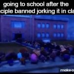 Going back to school after GIF Template