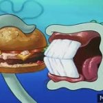 Squidward bite GIF Template