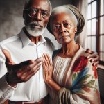 older African-American couple explains