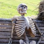 Skeleton | GTA fans: *complain about how long the new game is taking to drop*; TF2 fans waiting for an update since 2012: | image tagged in memes,waiting skeleton | made w/ Imgflip meme maker