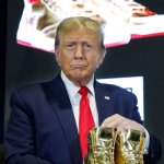 Sneaker Addict | I SHOULDN'T HAVE HAVE BOUGHT SNEAKERS FROM A DRUG DEALER; I DON'T KNOW WHAT HE LACED THEM WITH, BUT I CAN'T STOP TRIPPING | image tagged in sneaker con man,memes,trump shoes,picture punches,donald trump,golden sneakers | made w/ Imgflip meme maker