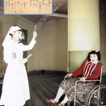 Creepy Japanese nurse and patient template