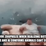 Jackass Couch Explosion | POV: ZOOPHILES WHEN REALIZING BOTH SCIENCE AND AI CONFIRMS ANIMALS CANT CONSENT | image tagged in gifs,zoophiles must be genocided | made w/ Imgflip video-to-gif maker