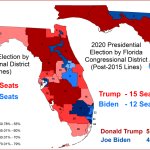 Florida 2020 Voter affiliation map