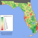 Florida population density map 2010