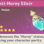 Anti-horny potion