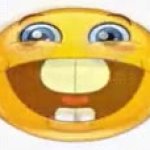 Happy to traumatized emoji GIF Template