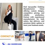 Clothing Manufacturers China