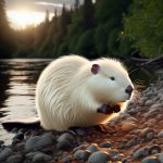 Albino beaver