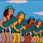 Simpsons T-Shirt Cannon Girls