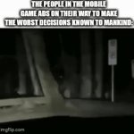 "i spent 20 hours but did not pass" | THE PEOPLE IN THE MOBILE GAME ADS ON THEIR WAY TO MAKE THE WORST DECISIONS KNOWN TO MANKIND: | image tagged in gifs,video games | made w/ Imgflip video-to-gif maker