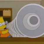 Bart testing megaphones