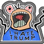 HATE TRUMP BADGE