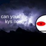 can you like... kys now? meme