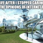 Life if | LIFE AFTER I STOPPED CARING ABOUT THE OPINIONS OF INTERNET BULLIES: | image tagged in life if,wholesome,motivational,internet,good vibes | made w/ Imgflip meme maker