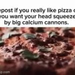 repost if you like pizza GIF Template