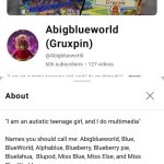 Blue exposed