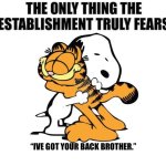 The only thing establishment fears