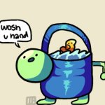 wosh u hand