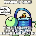 woshua of shame meme