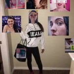 Bag girl | image tagged in bag girl,the substance | made w/ Imgflip meme maker