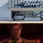 ahhh, what irony | image tagged in you have become the very thing you swore to destroy,irony,memes,funny,fun,funny memes | made w/ Imgflip meme maker