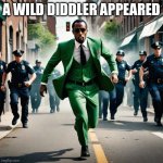 1 in 4096 | A WILD DIDDLER APPEARED | image tagged in the diddler | made w/ Imgflip meme maker