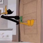 duck door GIF Template