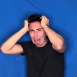man in despair GIF Template