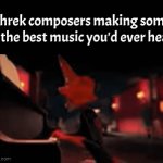 New temp(if you care), but seriously. The soundtrack is BEAUTIFUL. | Shrek composers making some of the best music you'd ever hear: | image tagged in gifs,shrek,pakistan,movie,cartoon,music | made w/ Imgflip video-to-gif maker