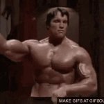 Arnold Muscles GIF Template