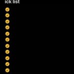 ICK LIST