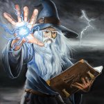 Wizard Casting Spell