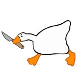 Violent Duck Goose Bird Thingy with a Knife