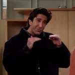 Ross Geller Quiet meme