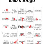 There. How did I do? | image tagged in iceu's bingo | made w/ Imgflip meme maker