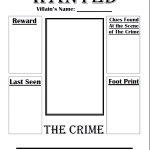 Wanted Poster template