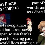 fun disney facts with chihiro | part of your world's animation was done in japan; ariel's song almost got cut but it was saved by japan so say thanks to japan for saving part of your world from getting cut | image tagged in fun facts with chihiro better text boxes,anime,the little mermaid,disney,ariel,animeme | made w/ Imgflip meme maker