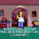 Homer Simpson And His Gun.