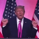 Trump ranting tiny hands cumming pants stupid goofy JPP GIF Template