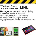 windows phone/rt line