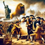 American colonists being colonists