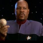 Ben Sisko with baseball template