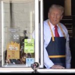 Trump working at McDonalds