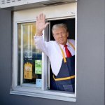 Trump waving bye to illegals