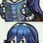 Lucina reading book meme