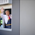 trump working at mcdonalds