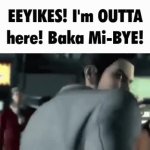 yakuza bye chat GIF Template