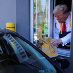 Trump at McDonalds